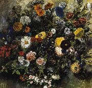 Eugene Delacroix Bouquet of Flowers oil painting artist